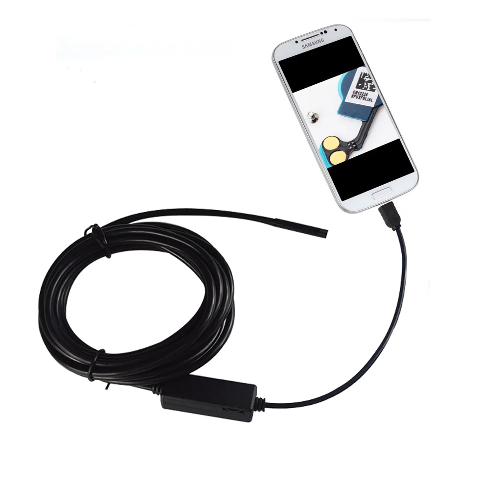 Wdlucky USB эндоскопа 5.5 мм 6 светодиодных IP67 Водонепроницаемый Micro Камера Android 1 м/2 м/ 3
