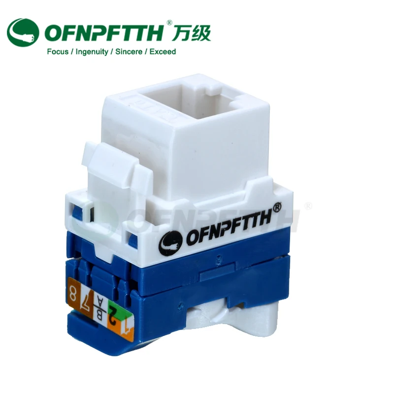 10 шт. CAT6 Keystone Jack UTP вращающийся tollless Тип RJ45 8P8C контакт | Компьютеры и офис