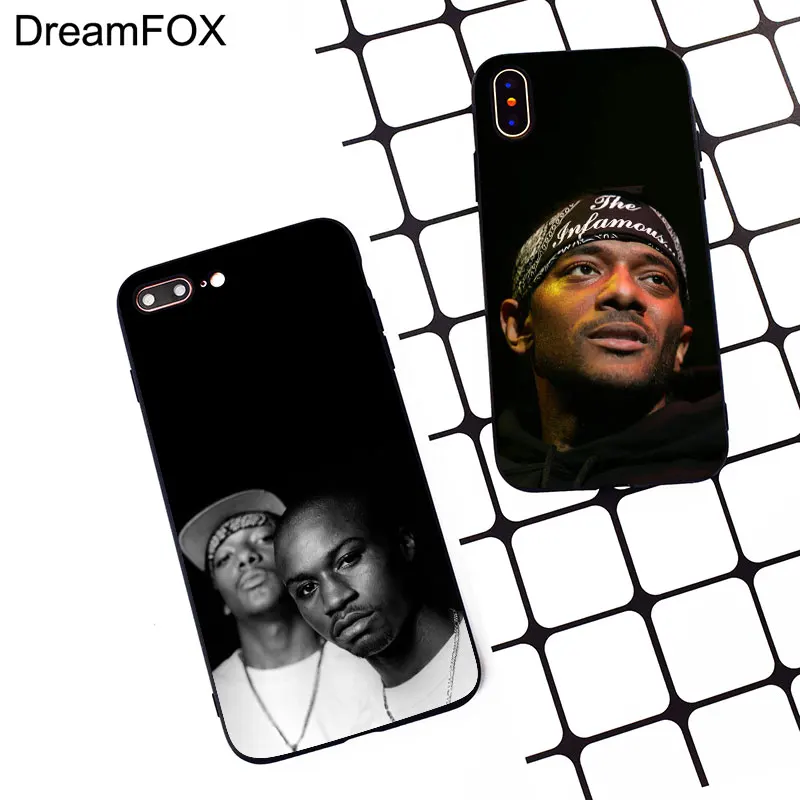 M459 Dr. Dre Mobb глубокий черный мягкий ТПУ силиконовый чехол для Apple iPhone 11 Pro XR XS Max X 8 7 6 6S