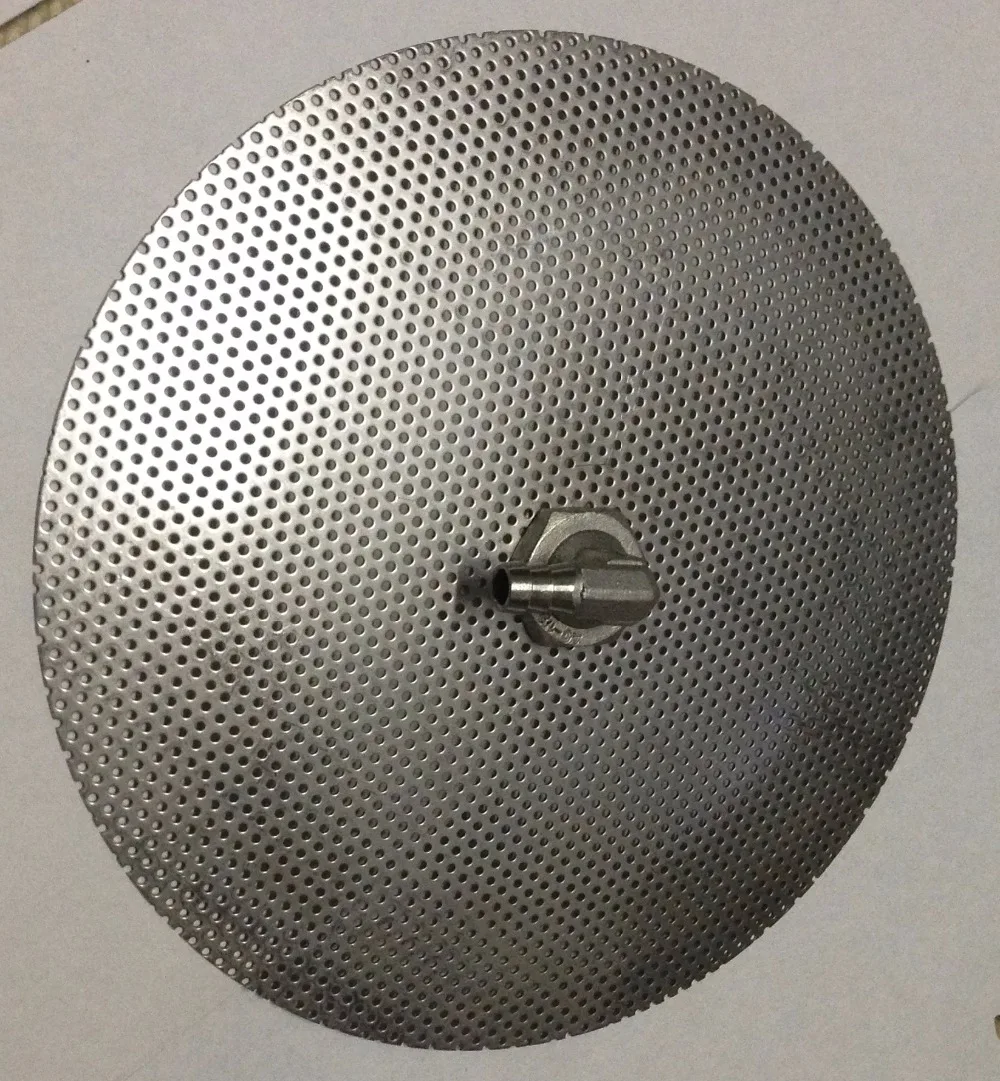 9 &quotS/S ложное дно w/3/8&quot Барб фитинг &amp 1/2 &quotгайки блокировки все зерна