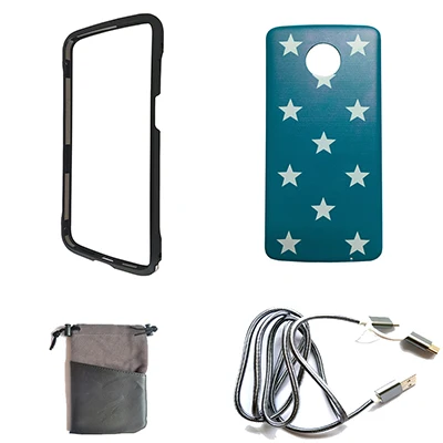 set Чехол-бампер для moto rola moto Z3 Play Z2 Play Z2 force, совместимый с модами moto, алюминиевая металлическая рамка, противоударный чехол-бампер - Цвет: set
