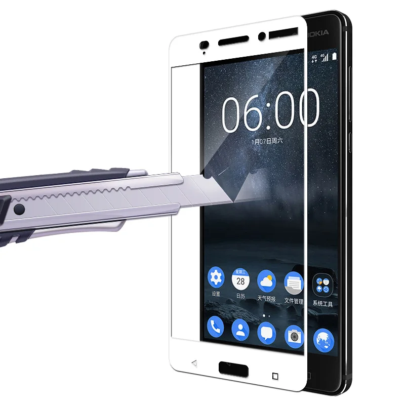 Полное покрытие из закаленного стекла для Nokia 3,2 2,2 4,2 1 Plus, ультратонкая защитная пленка из закаленного стекла