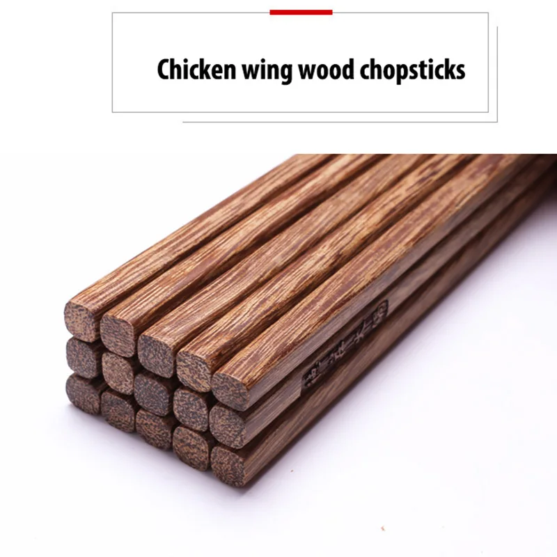 Upors 100Pairs Chopsticks Chinese Natural Wood Chop sticks Korean Handmade Reusable Sushi Set Wholesale Custom logo | Дом и сад