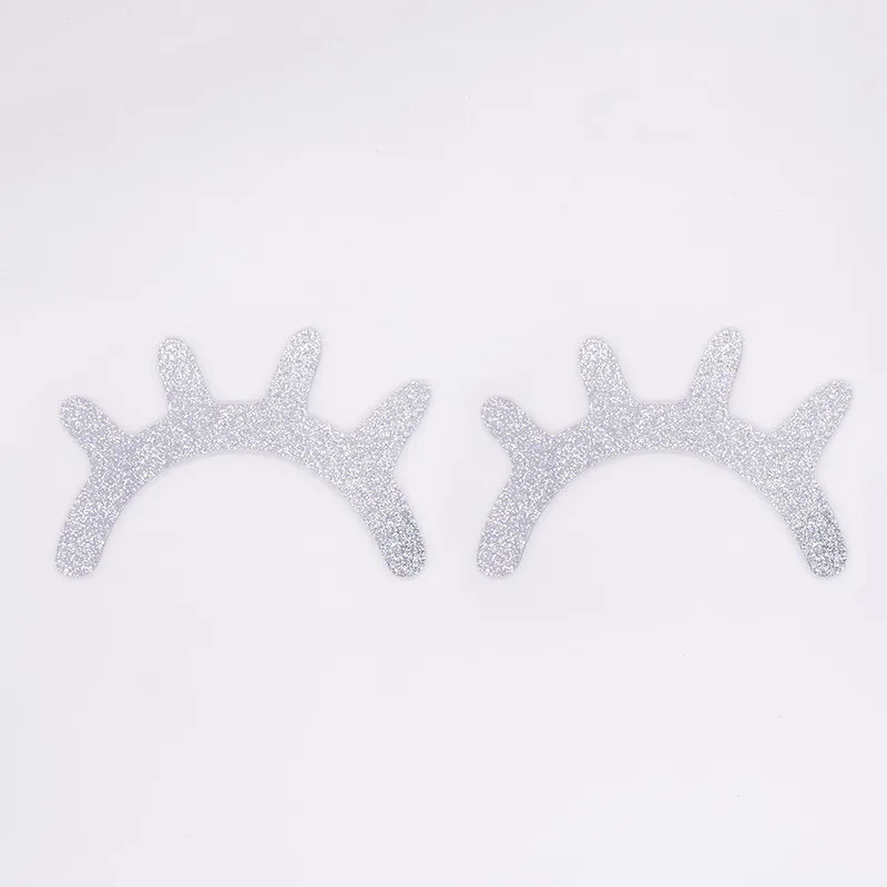 2pcs silver 2шт Единорог вечерние милые деревянные 3D ресницы настенные стикеры Единорог День Рождения украшения детский душ украшения для дома - Цвет: 2pcs silver
