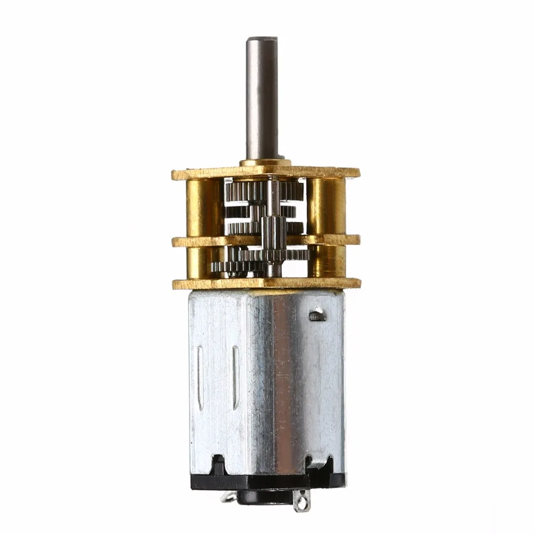 Прочный DC 6V редуктор скорости 30RPM N20 микро мотор с металлическим колесом коробки