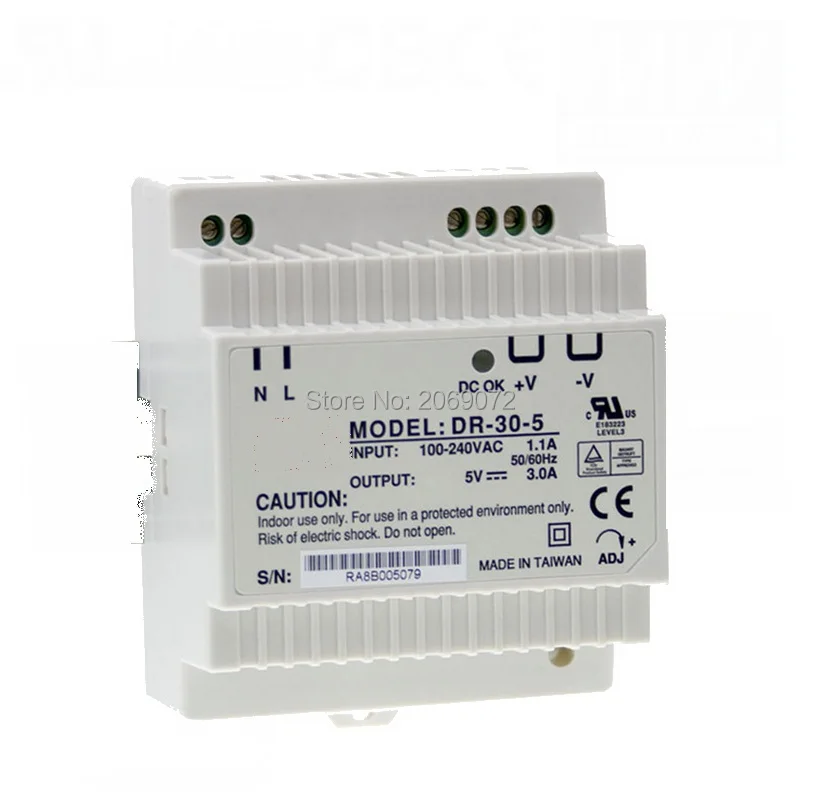 Блок питания dr 30. Dr-100-12 блок питания. Источник вторичного питания dr-30. Блок питания dr 30. Блок питания на дин-рейку 12в, 2а, 24вт, dr-30-12, mean well.