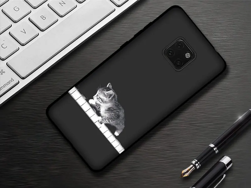 JURCHEN, мягкий силиконовый чехол для huawei mate 20 Pro, чехол с милым рисунком, тонкая задняя крышка для huawei mate 20 Pro 20 X 20X, чехол для телефона