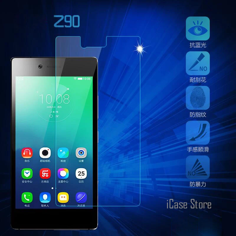 Z90 закаленное стекло для lenovo Vibe Shot 7 3 Max Z90a40 чехол с защитной пленкой экрана