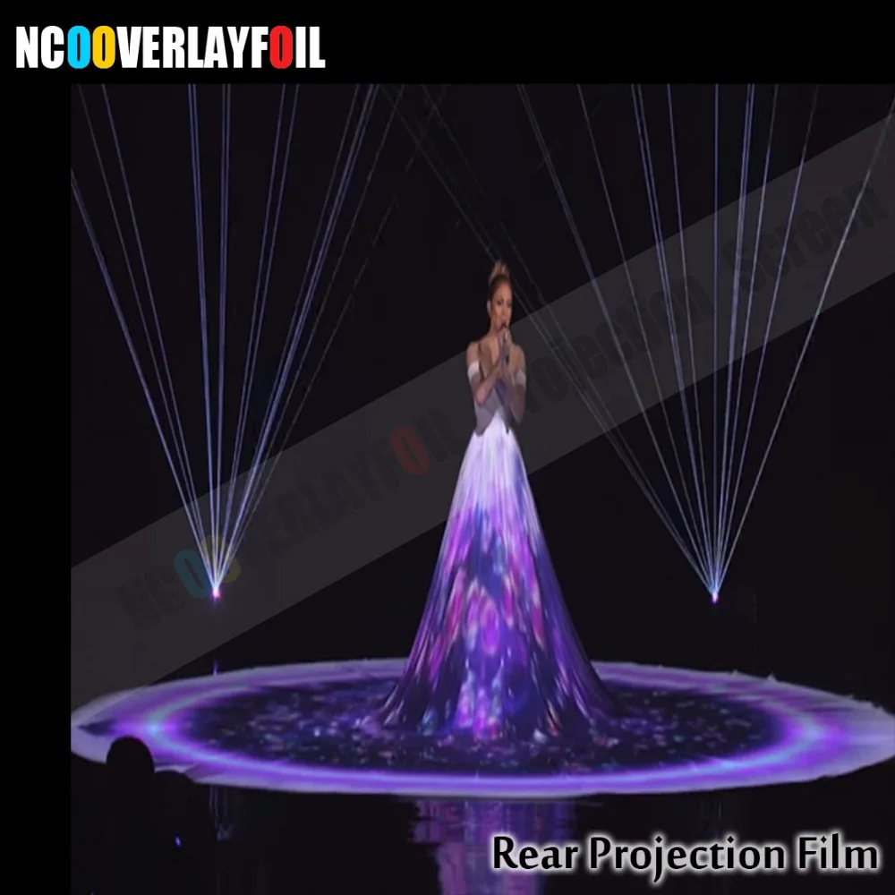 Прозрачный голографический задний проекционный экран пленка высокого качества 1