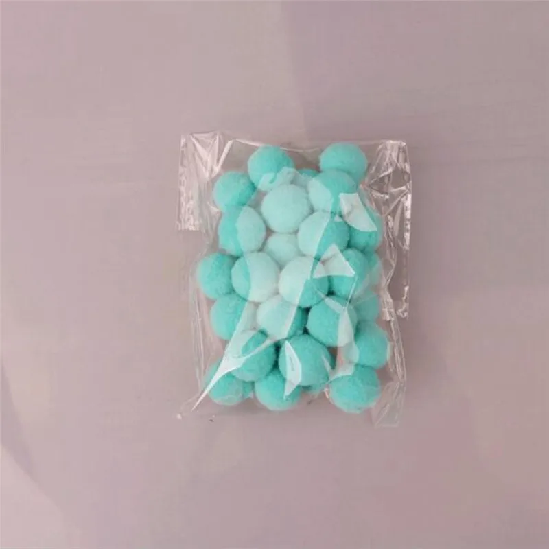 Imixlot 100 шт./лот 15 мм Многофункциональные Красочные помпоны мягкие мяч DIY ремесло