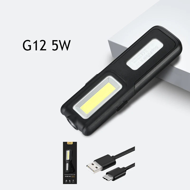 COB Light G12 Linterna Led портативный автомобильный фонарик для автомобиля светловой