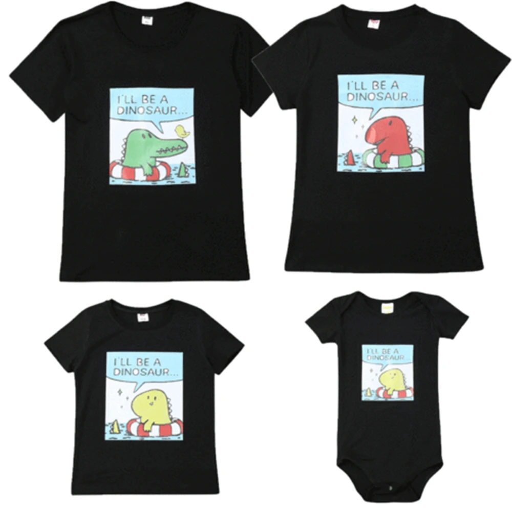Фото Семейные парные футболки для матери и ребенка одежда мужчин женщин мальчиков