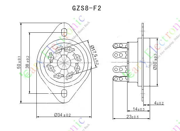 Опт и розница 20 шт. 8 PIN вакуумная трубка SOCKET SAVER ДЛЯ KT88 6550 EL34B аудио amp сделай сам