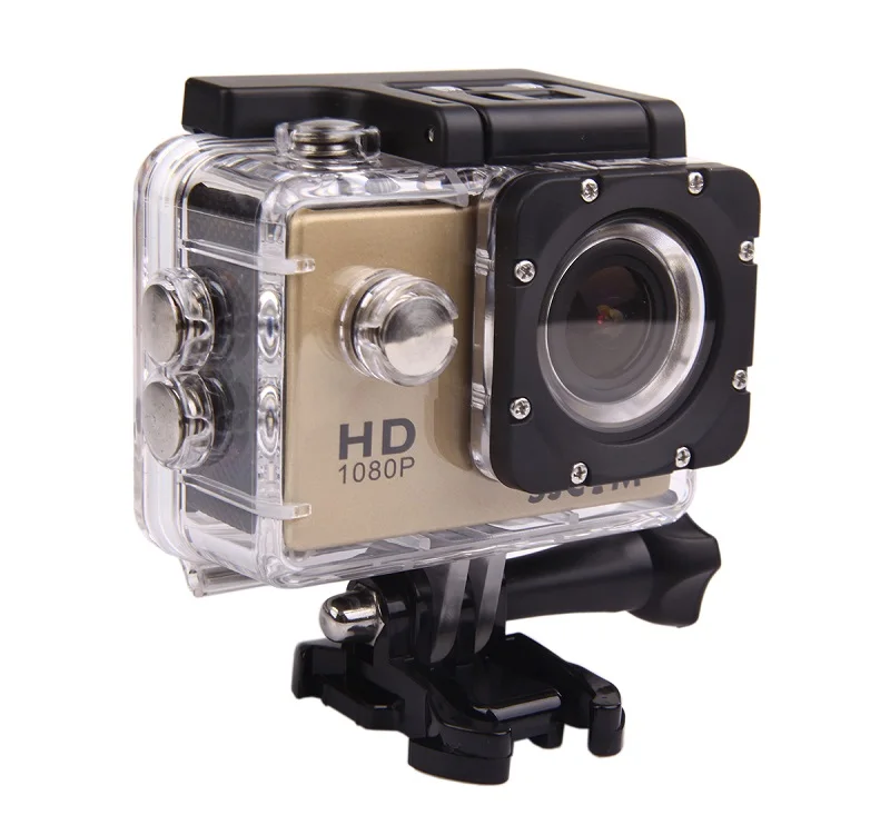 Спортивная Экшн камера SJCAM SJ4000 H.264 для шлема Подводная Водонепроницаемая FHD 1080p