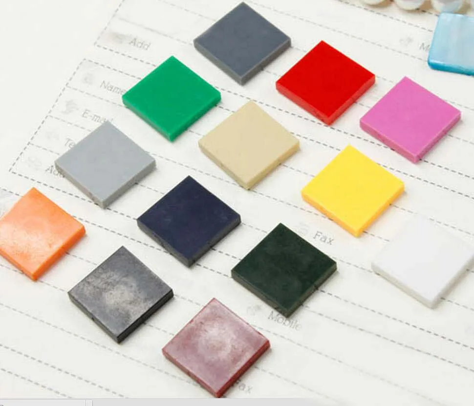 Объемные детали для кирпича плоская плитка 2x2 DIY блочная игрушка совместимая с