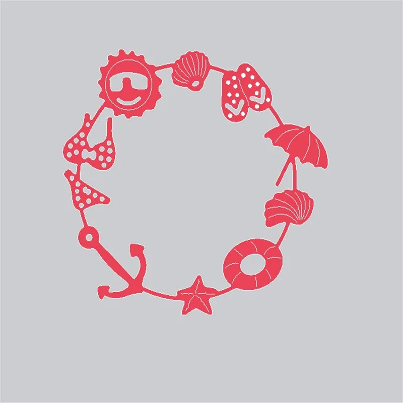 Summer style Metal Die Cutting Scrapbooking Embossing Dies Cut Stencils Decorative Cards DIY album Card Paper Maker | Дом и сад