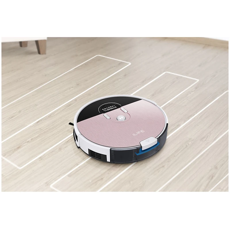 ILIFE X785 new planned robot vacuum cleaner with App control Smart Memory Map Navigation Wet Dry mop Robot Aspiador | Бытовая техника