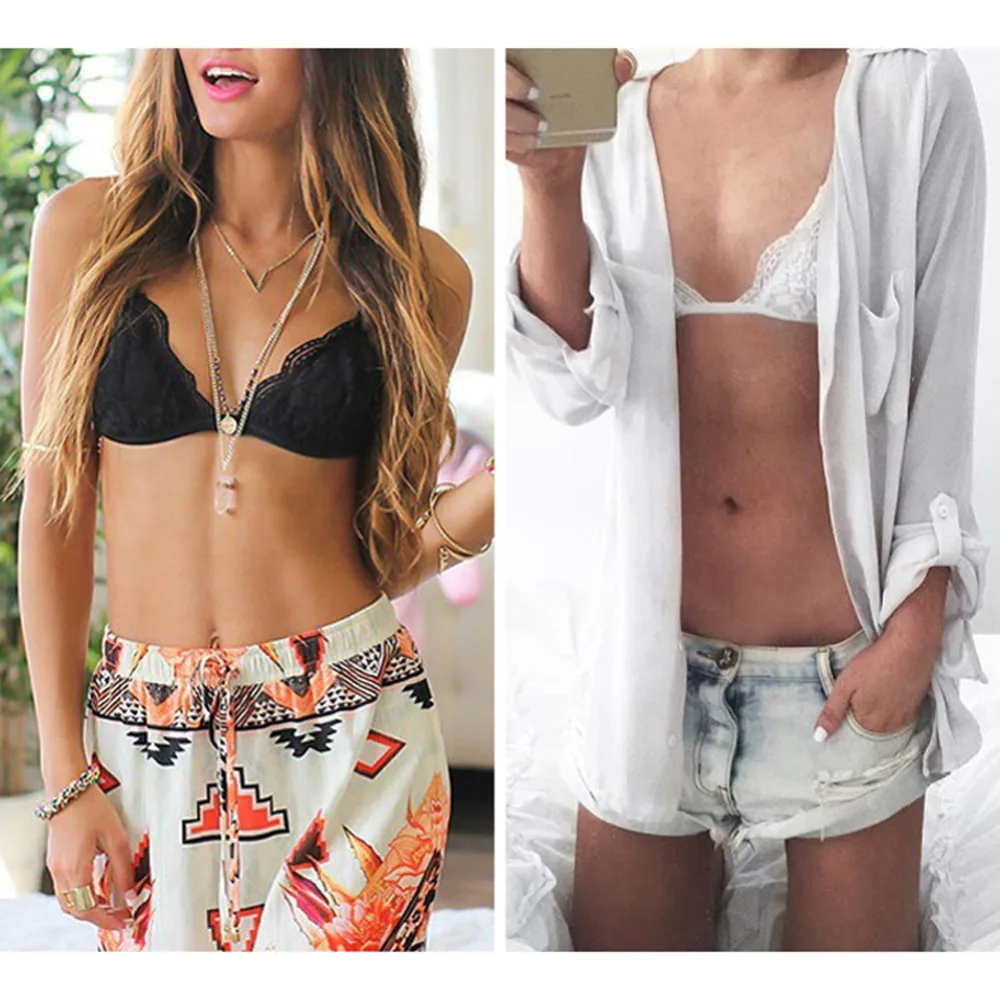 Новинка 2018 летний женский сексуальный кружевной бюстгалтер с глубоким вырезом