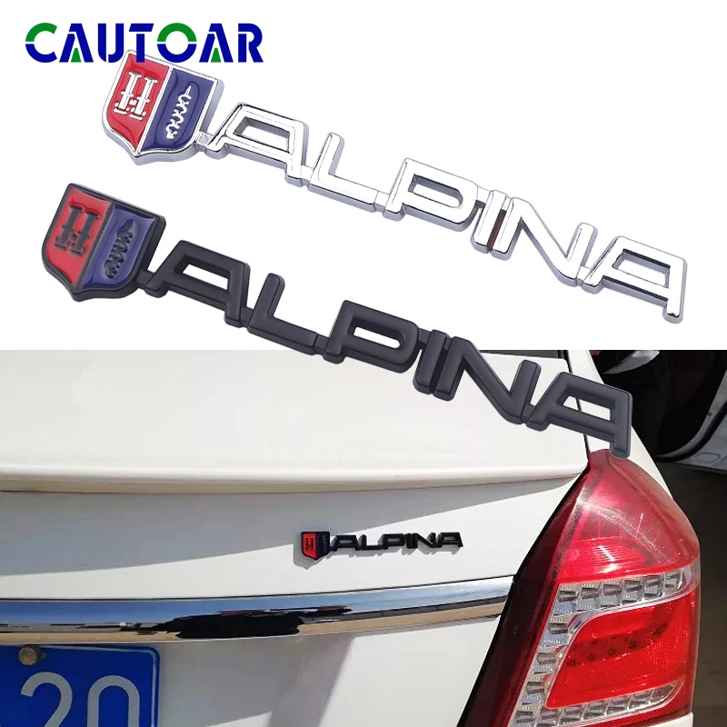 

Car-Styling 3D Metal ALPINA Emblem Trunk Rear Sticker Badge For BMW ALPINA Logo E46 E39 E90 E60 E36 F30 X5 E53 F10 E34