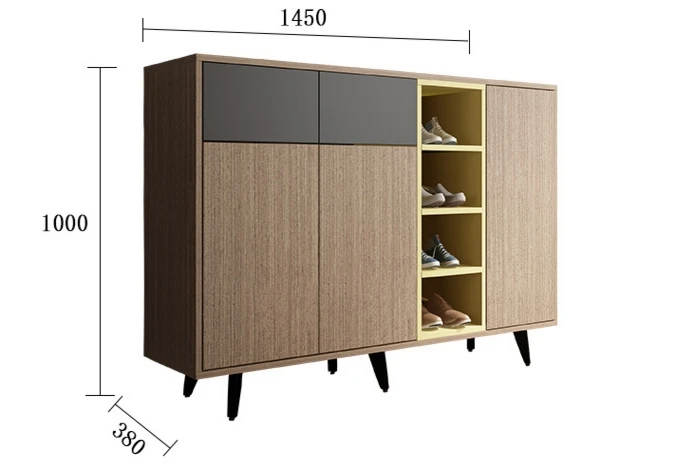 Луи модный простой стеллаж для обуви в сборке больших размеров квартиры гостиной