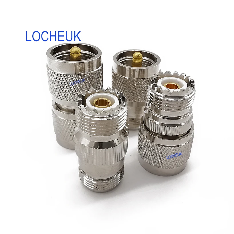 4 шт. мужской/женский на UHF PL 259/SO 239 (мужской/женский) прямой радиочастотный