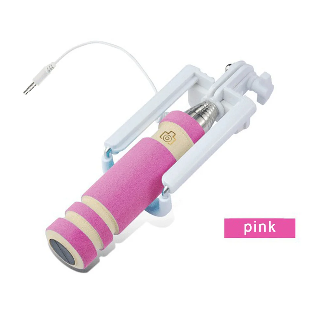 5 цветов Мини Ручной Роскошный селфи палка монопод для Android IOS смартфонов