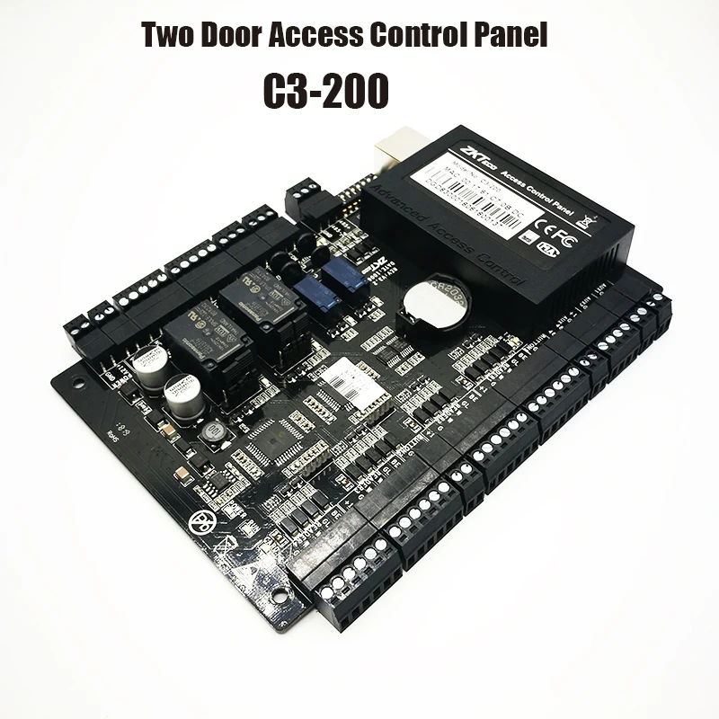 Двухдверная панель управления доступом на основе IP ZK C3-200 решения безопасности