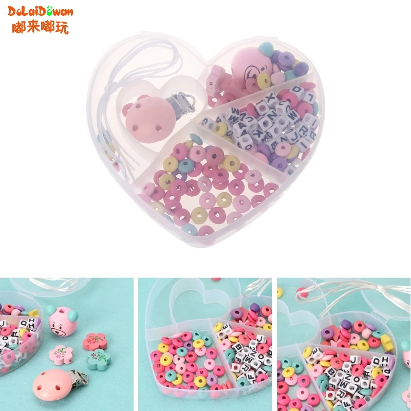 1 коробка/набор деревянные бусины для пустышки|Соска-пустышка| |
