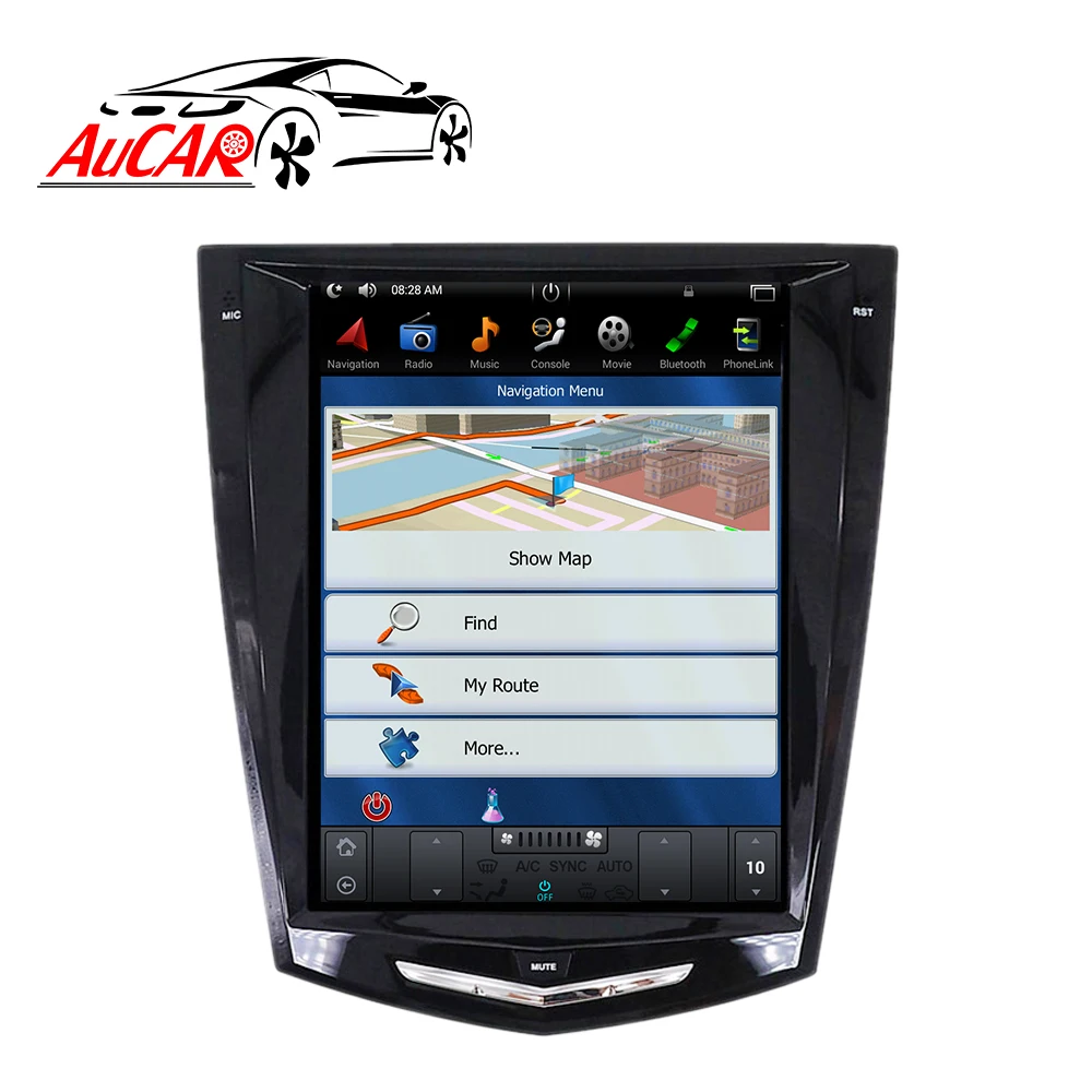 Tesla 2 DIN Android 9 автомобильный Радио GPS навигационный плеер для Cadillac ATS/ATSL/XTS/SRX 2013 2014 2015
