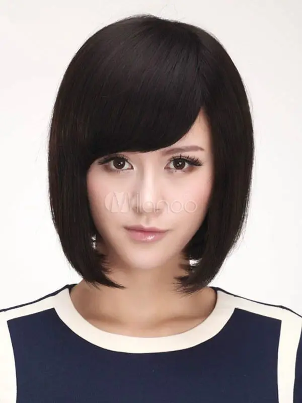 Черный короткая женщины парики волос парик USPS в сша j0690|wig halloween|wigs for small headswig short |