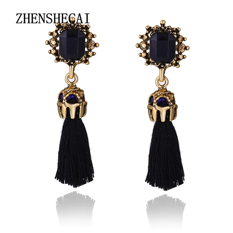 Женские серьги e0238 корейские модные длинные с кисточками|long tassel earrings|tassel earringsearrings