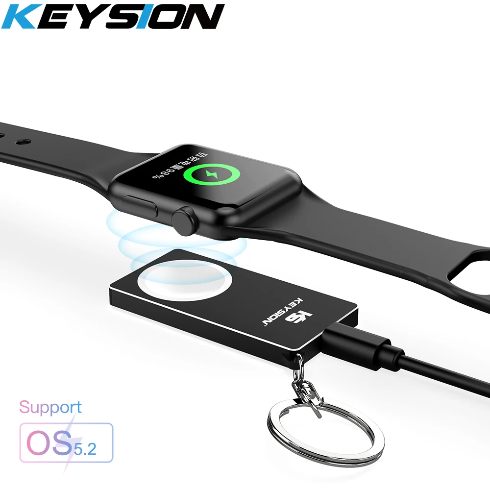 KEYSION магнитное Беспроводное зарядное устройство для Apple Watch серии 4 3 2 1