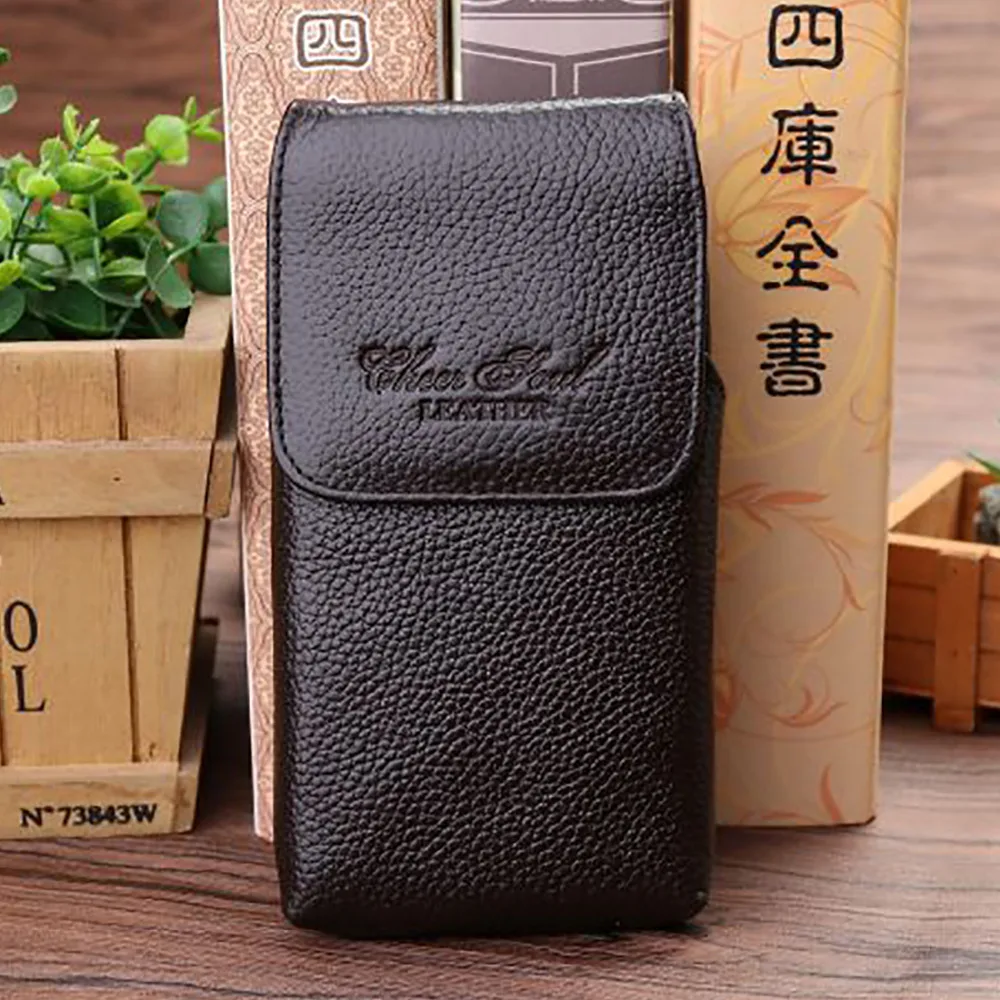 Пояса из натуральной кожи для мужчин крюк поясная сумка бизнес портмоне телячьей 5 2/6 дюймов