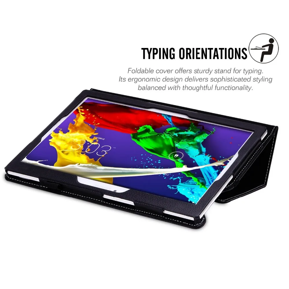 Чехол для Lenovo Tab 2 A10 A10-30 A10-30F Чехол-книжка из искусственной кожи с подставкой X30L X30F