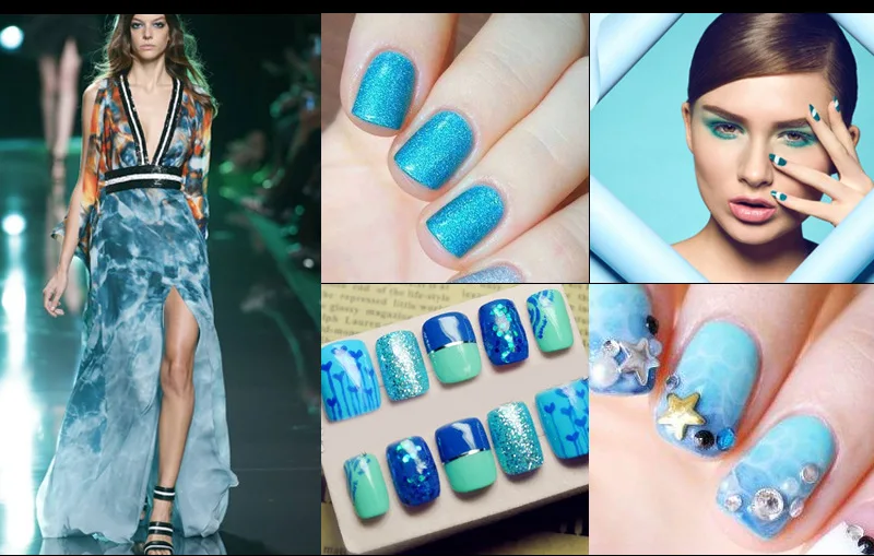 

12pcs/Lot Glitter Powder for Nail Blue Mixed Nail Hexagon Star Heart Shape Glitter Nail Powder Tips Nail Art Decoration Set