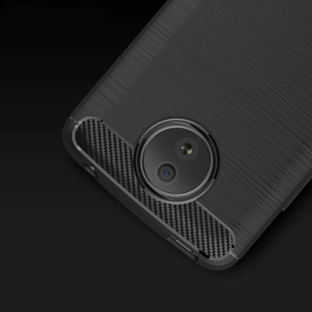 Чехол для телефона Motorola Moto C из углеродного волокна элегантный деловой бампер G5 G4
