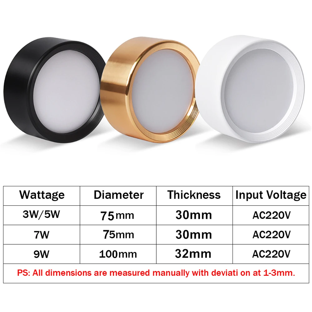 Ультратонкий 3 цветный светодиодный потолочный светильник для гостиной спальни