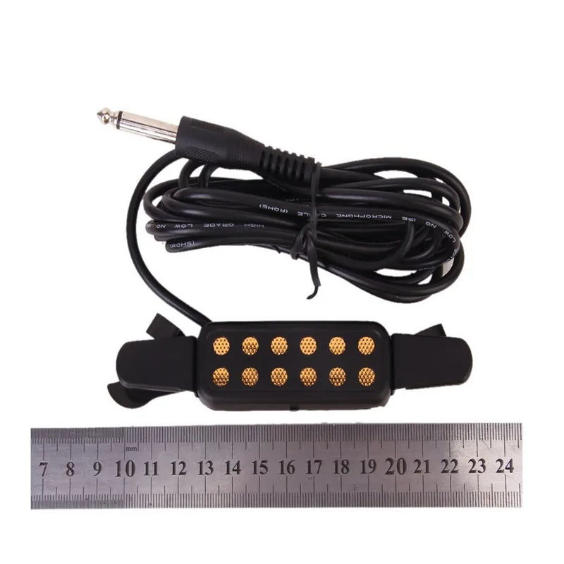 12 Hole Acoustic Guitar Pickup Sound Classical Connect Amplifier Musical Instruments | Спорт и развлечения