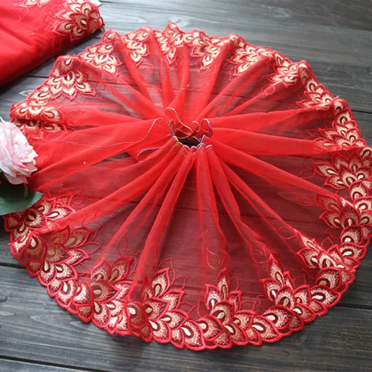 Лента кружевная с вышивкой 5 м 23 см 9 05 дюйма|lace fabric|ribbon lace fabriclace trim |