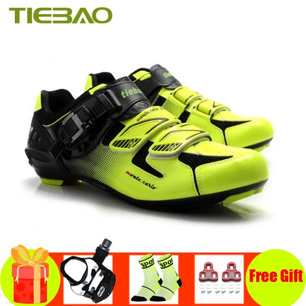 pedals for 1303 G Tiebao sapatilha ciclismo, мужская и женская велосипедная обувь, дорожные педали, SPD-SL, zapatillas deportivas hombre, уличные кроссовки суперзвезды - Цвет: pedals for 1303 G