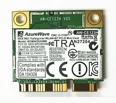 Новая беспроводная карта для Broadcom BCM94352HMB 802.11a/b/g/ac Half Mini PCI-E 867 Мбит/с 2x2 Wifi