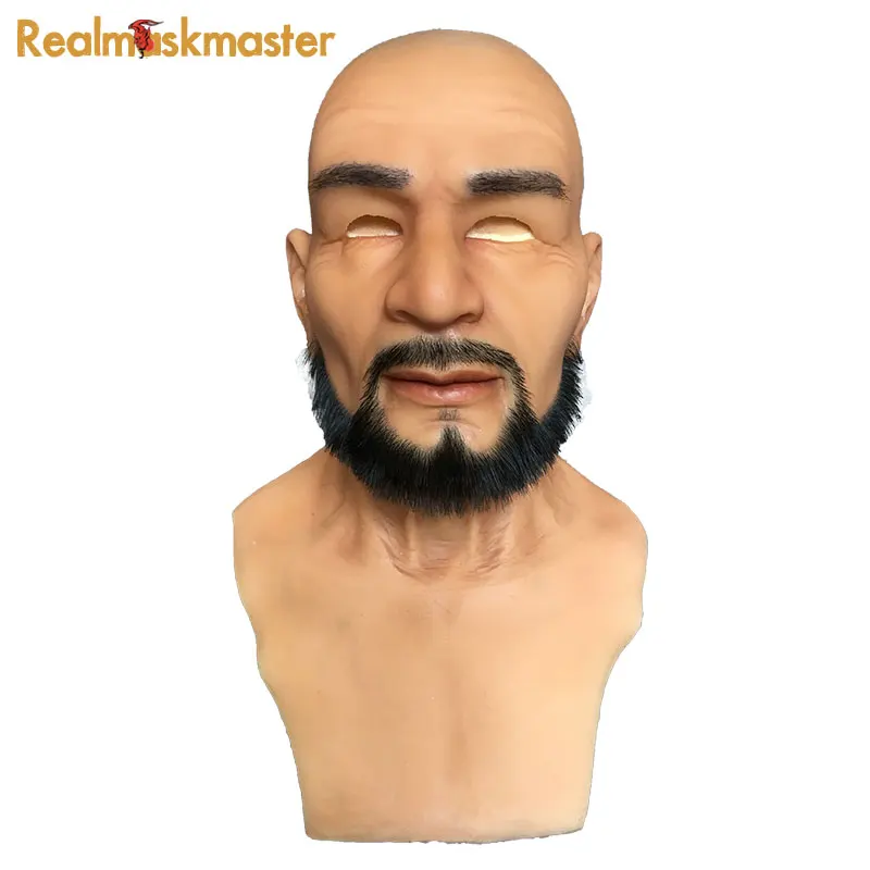 Realmaskmaster силикон для взрослых маска лица мужчин вечерние принадлежности Фетиш