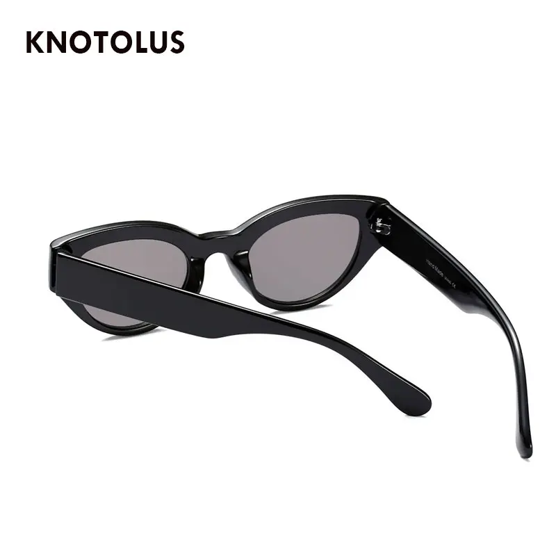 Knotolus 2018 новинка CatEye женские солнцезащитные очки розовые линзы мужские Ретро