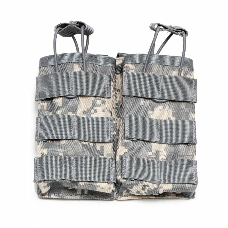 Double acu Высокое качество Молл Системы тройной/двойной открытый Топ Военная Airsoft тактический M4 подсумок AK AR M4 AR15 подсумок для оружия чехол - Цвет: Double acu