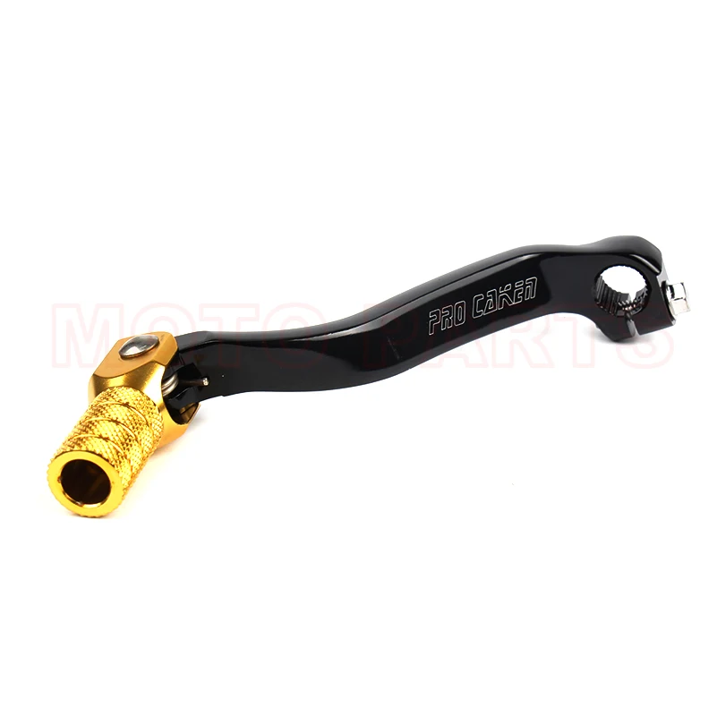 Золотой Алюминиевый Рычаг переключения передач CNC Для RMZ450 RMZ 450 08 15 мотоциклетный