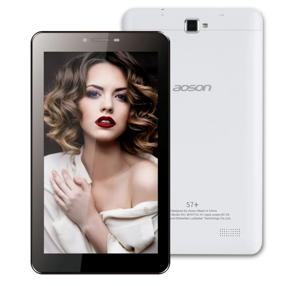 Aoson S7 + Android 7 0 четырехъядерный 16 ГБ 1 Гб дюймов 3g телефонные звонки планшеты