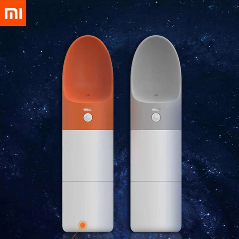 Xiaomi Moestar съемный 2 в 1 с рисунком собачки и котика Еда бутылка для воды с защитой от проливания замок портативная для кормления чашка для путешествий на открытом воздухе обувь для прогулок