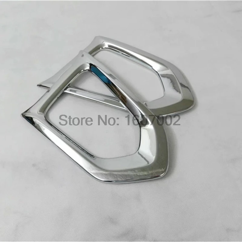 2 шт. хромированные Противотуманные фары из АБС-пластика