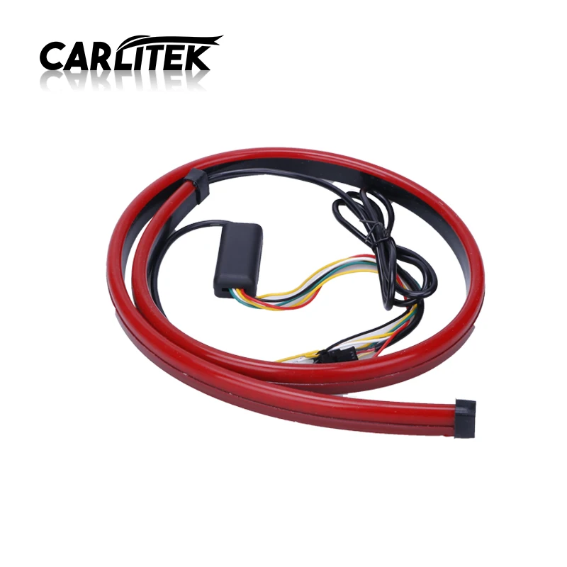 CARLitek 1 шт. красная СВЕТОДИОДНАЯ лента Авто Высокий тормозной светильник s течет