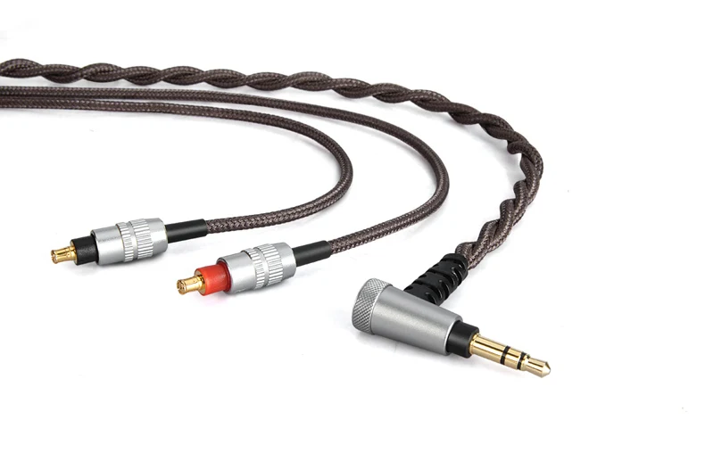 Earmax 113A A2DC кабель для наушников 3,5 мм разъем один кристалл медь серебрение аудио кабель для ATH-SR9/ES750/ESW950 120 см